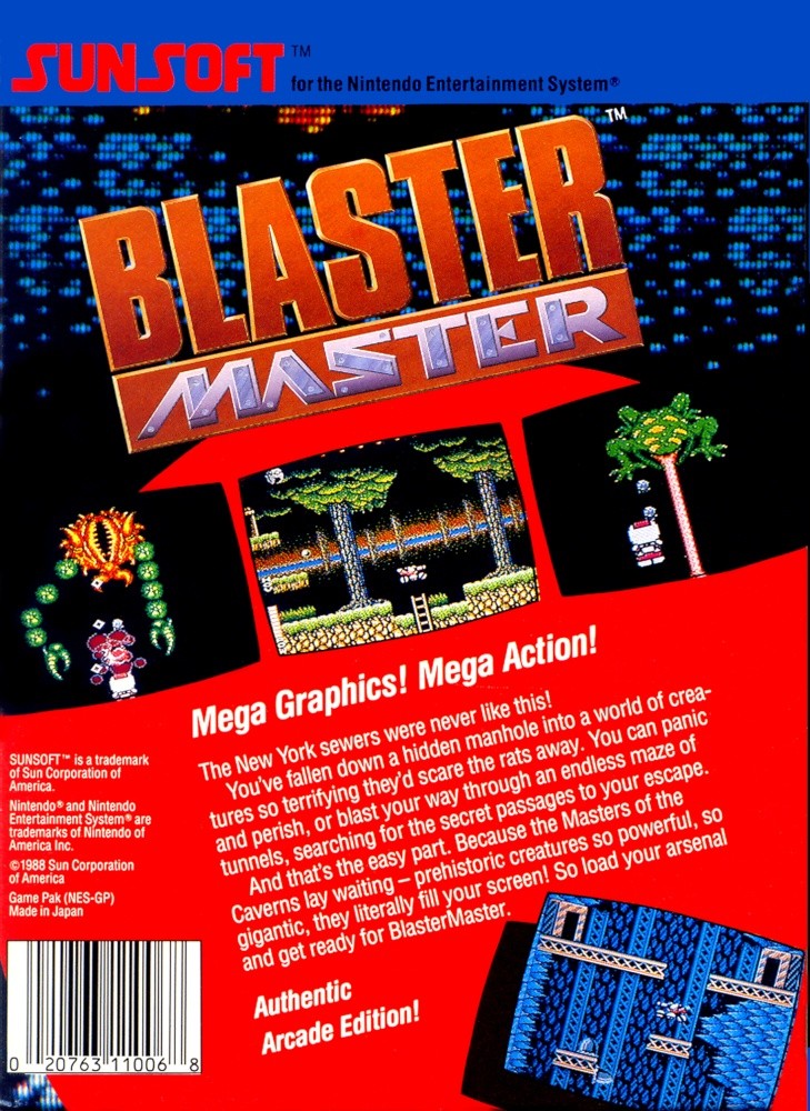 Capa do jogo Blaster Master