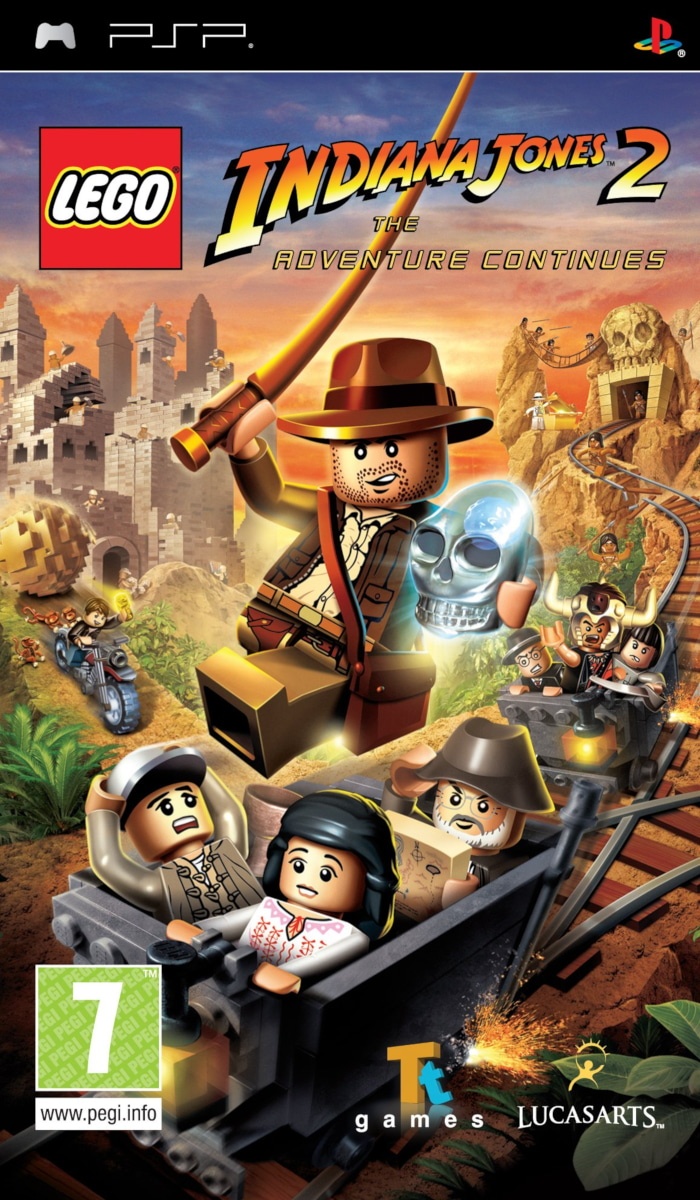 Capa do jogo LEGO Indiana Jones 2: The Adventure Continues