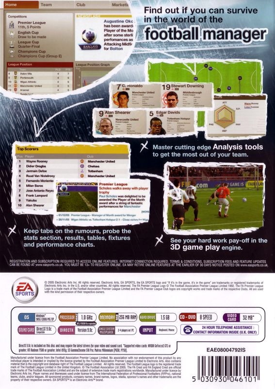 Capa do jogo FIFA Manager 06