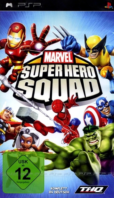 Capa do jogo Marvel Super Hero Squad