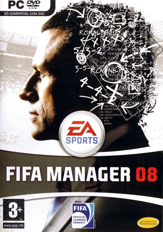 Capa do jogo FIFA Manager 08
