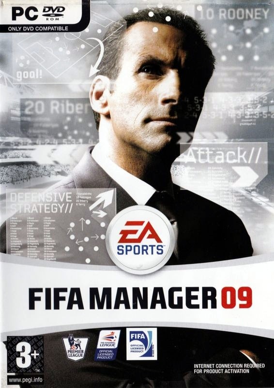 Capa do jogo FIFA Manager 09