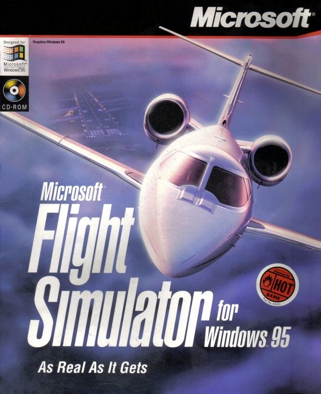 Capa do jogo Microsoft Flight Simulator for Windows 95