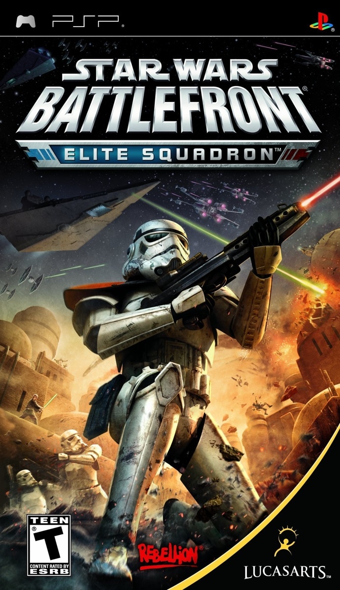 Capa do jogo Star Wars: Battlefront - Elite Squadron