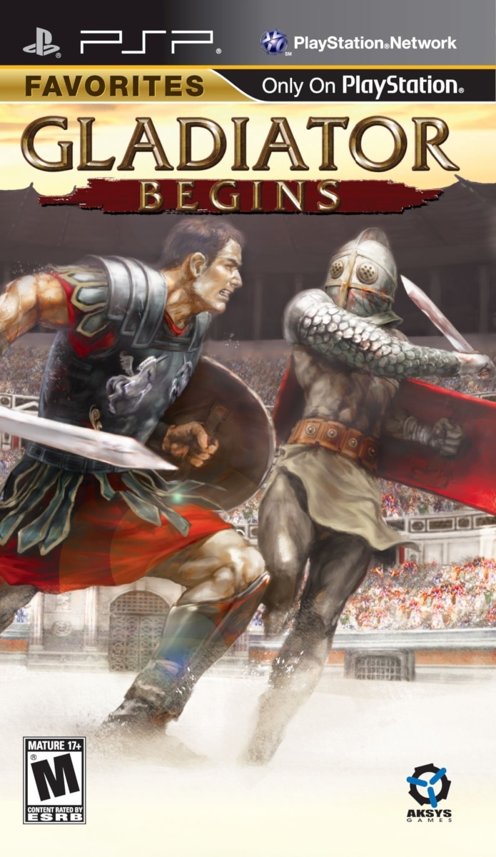 Capa do jogo Gladiator Begins