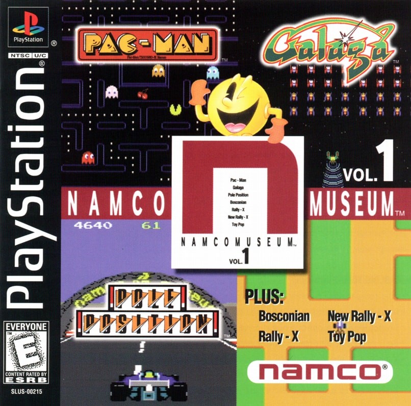 Capa do jogo Namco Museum Vol. 1