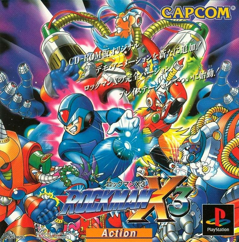 Capa do jogo Mega Man X3