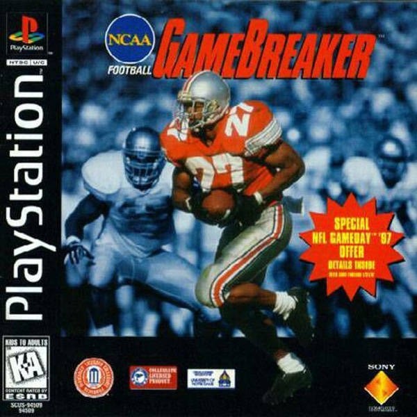 Capa do jogo NCAA Football GameBreaker