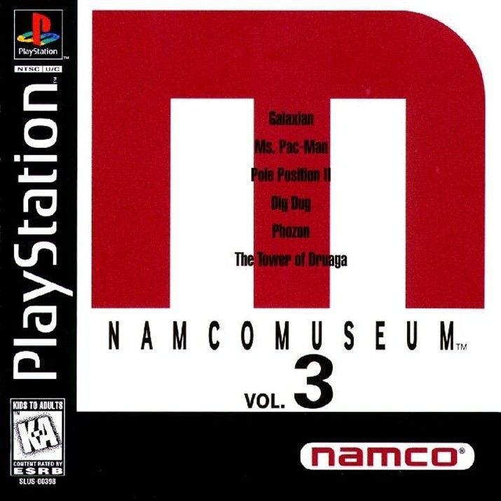Capa do jogo Namco Museum Vol. 3