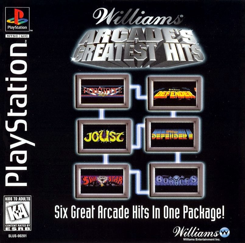 Capa do jogo Williams Arcades Greatest Hits