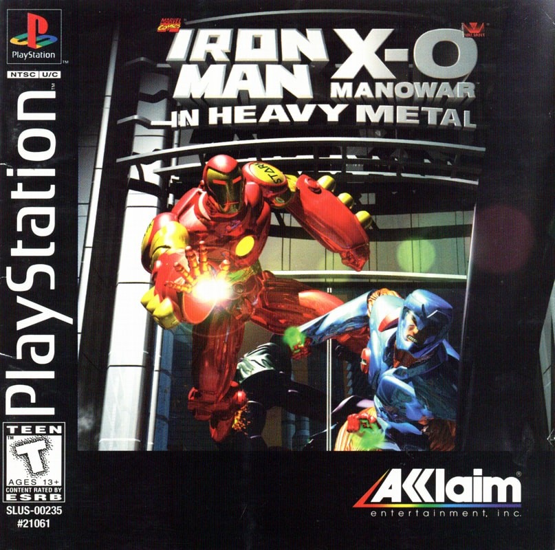 Capa do jogo Iron Man/X-O Manowar in Heavy Metal