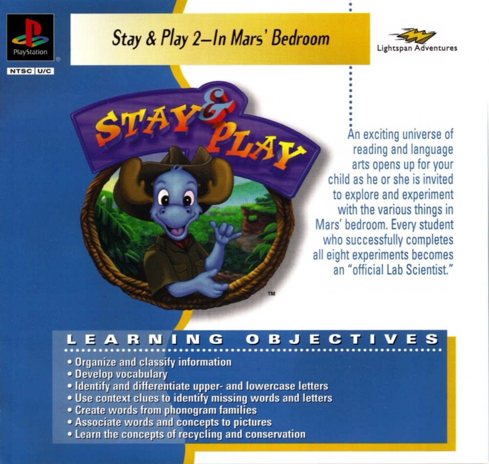 Capa do jogo A Mars Moose Adventure: Stay & Play 2 - In Mars Bedroom