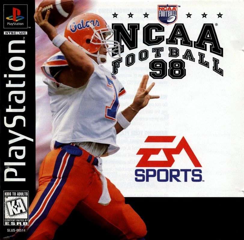 Capa do jogo NCAA Football 98