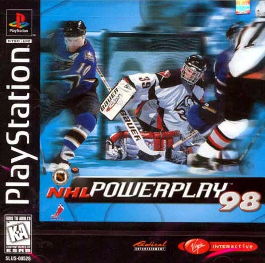 Capa do jogo NHL Powerplay 98