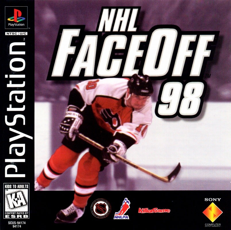 Capa do jogo NHL FaceOff 98