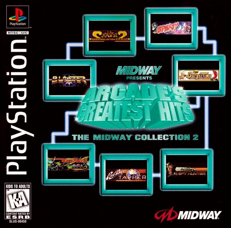 Capa do jogo Arcades Greatest Hits: The Midway Collection 2