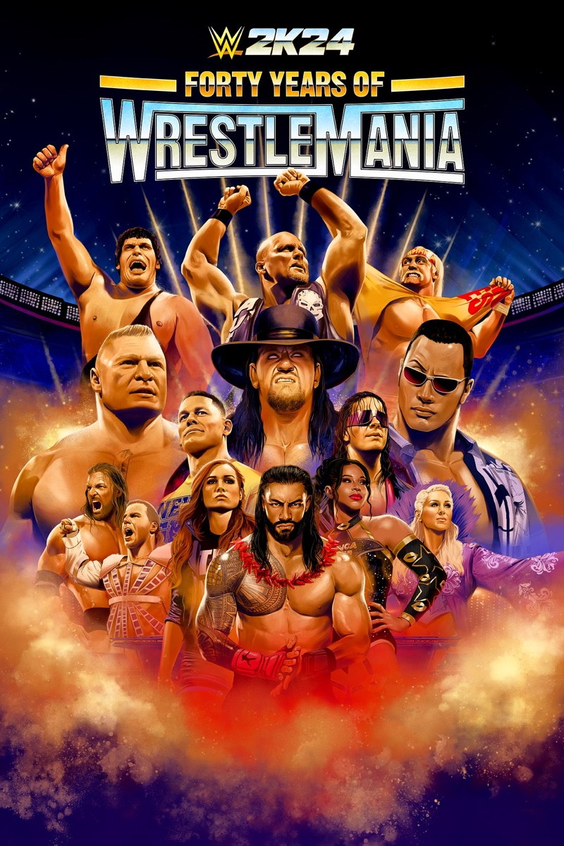 Capa do jogo WWE 2K24