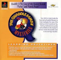 Capa de The Quaddle Family Mysteries 3: The Case of the Scarce Scarab - Parlor • Family Room