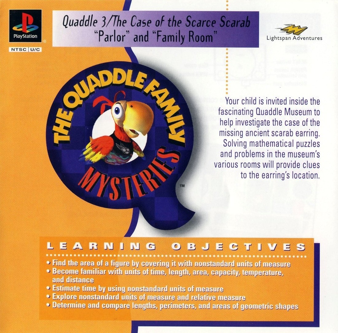 Capa do jogo The Quaddle Family Mysteries 3: The Case of the Scarce Scarab - Parlor • Family Room