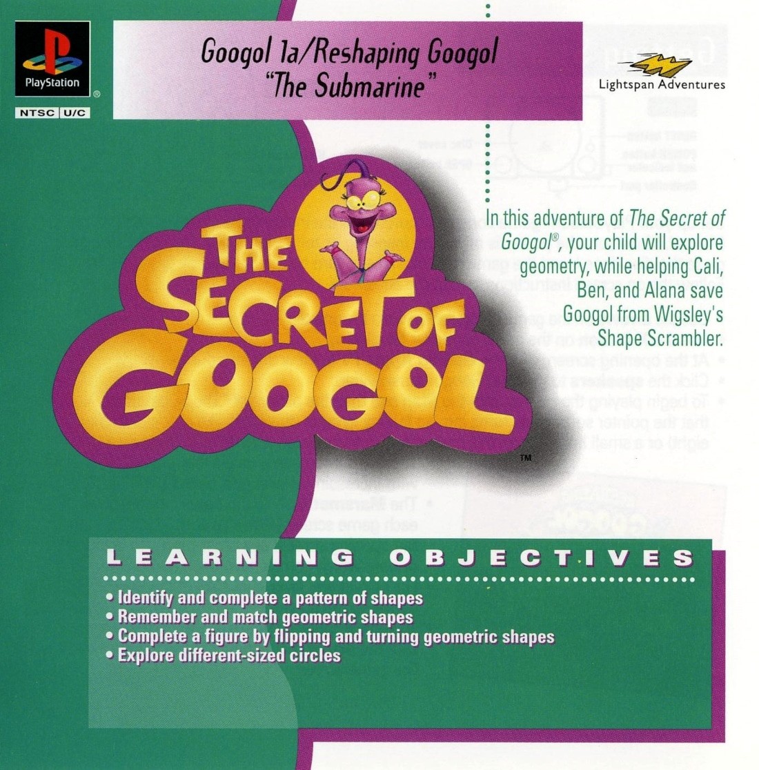 Capa do jogo The Secret of Googol: Reshaping Googol 1a - The Submarine