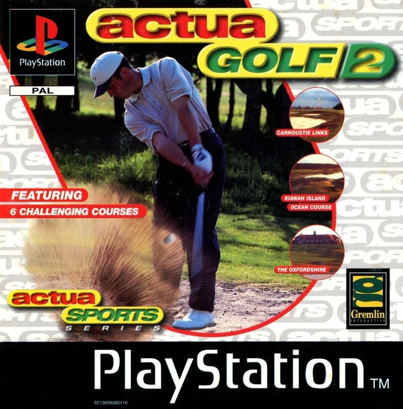 Capa do jogo Actua Golf 2