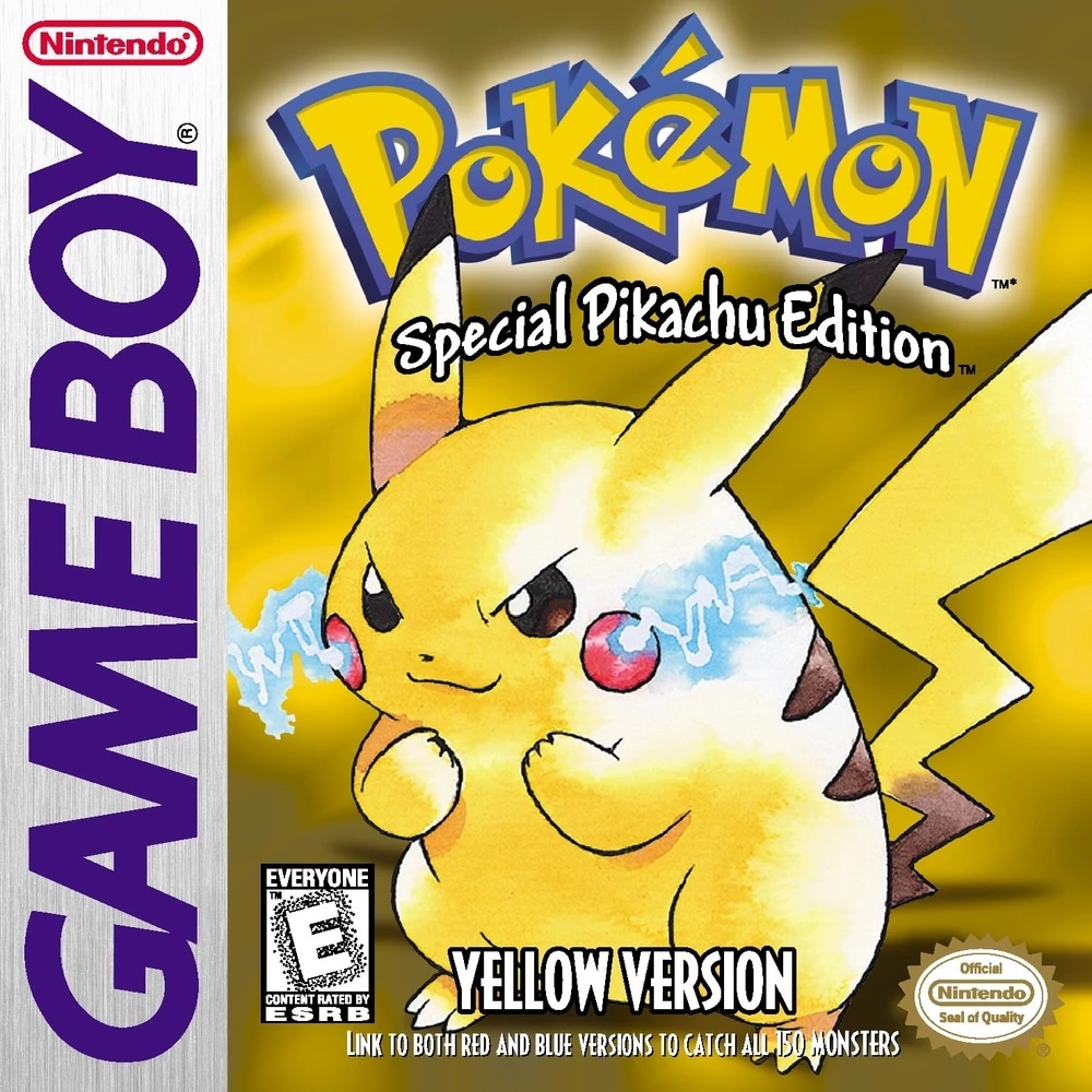 Capa do jogo Pokémon Yellow