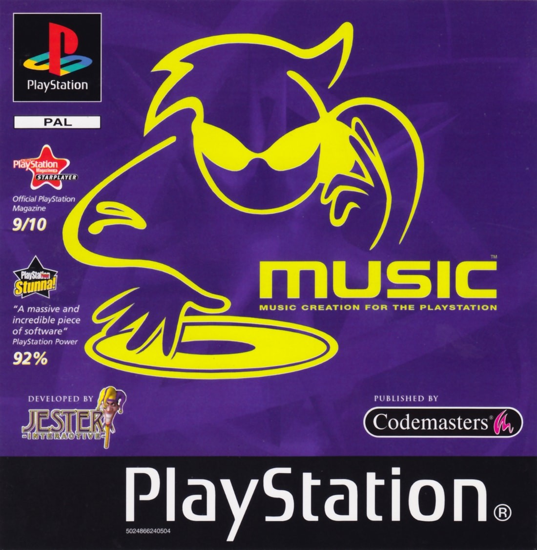 Capa do jogo Music