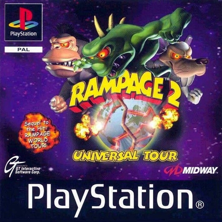 Capa do jogo Rampage 2: Universal Tour