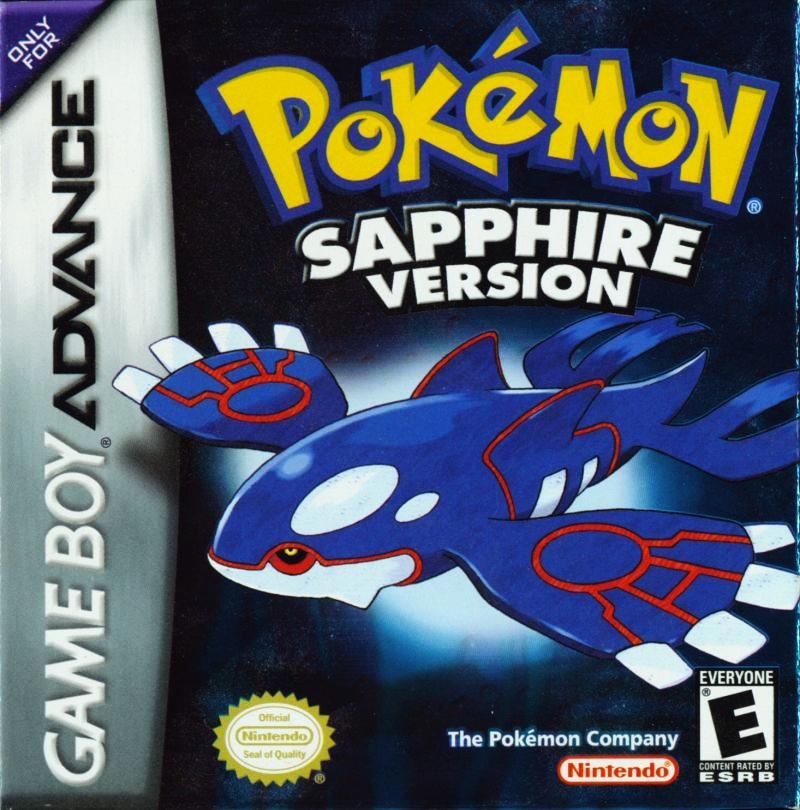 Capa do jogo Pokémon Sapphire