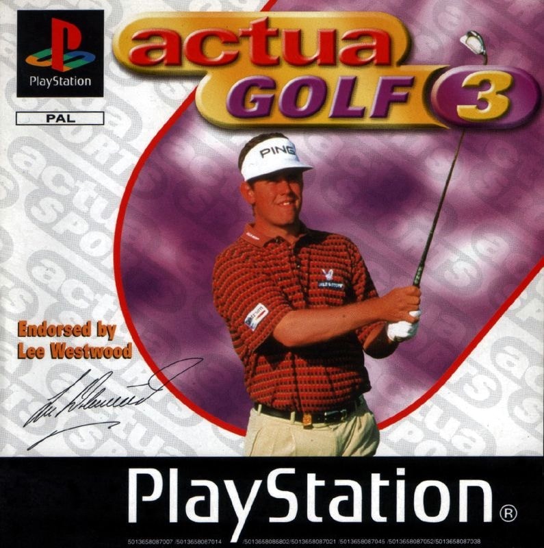 Capa do jogo Actua Golf 3