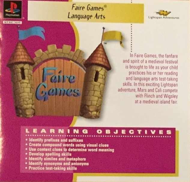 Capa do jogo Faire Games: Language Arts