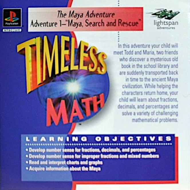 Capa do jogo Timeless Math 1: Maya, Search and Rescue