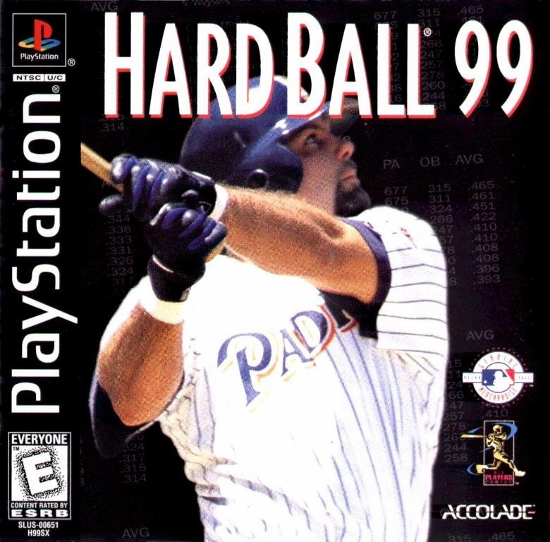 Capa do jogo HardBall 99