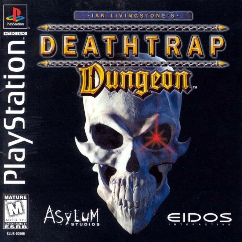 Capa do jogo Deathtrap Dungeon