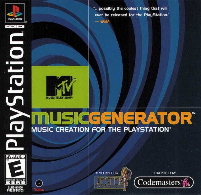 Capa do jogo MTV: Music Generator