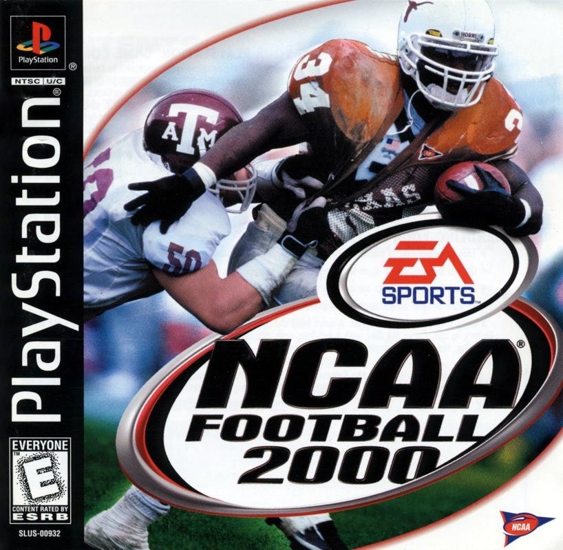 Capa do jogo NCAA Football 2000