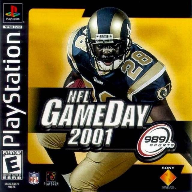 Capa do jogo NFL GameDay 2001