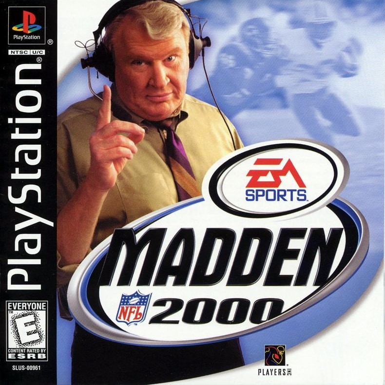 Capa do jogo Madden NFL 2000