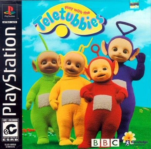 Capa do jogo Play with the Teletubbies