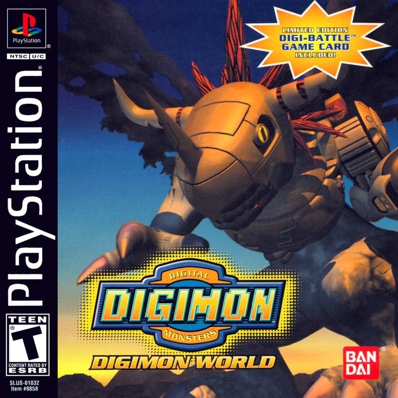 Capa do jogo Digimon World