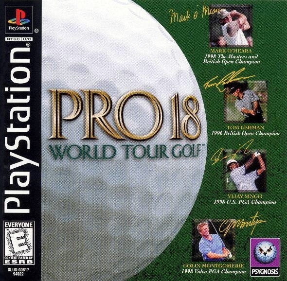 Capa do jogo Pro 18 World Tour Golf