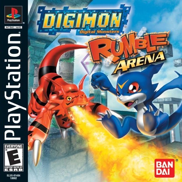 Capa do jogo Digimon Rumble Arena
