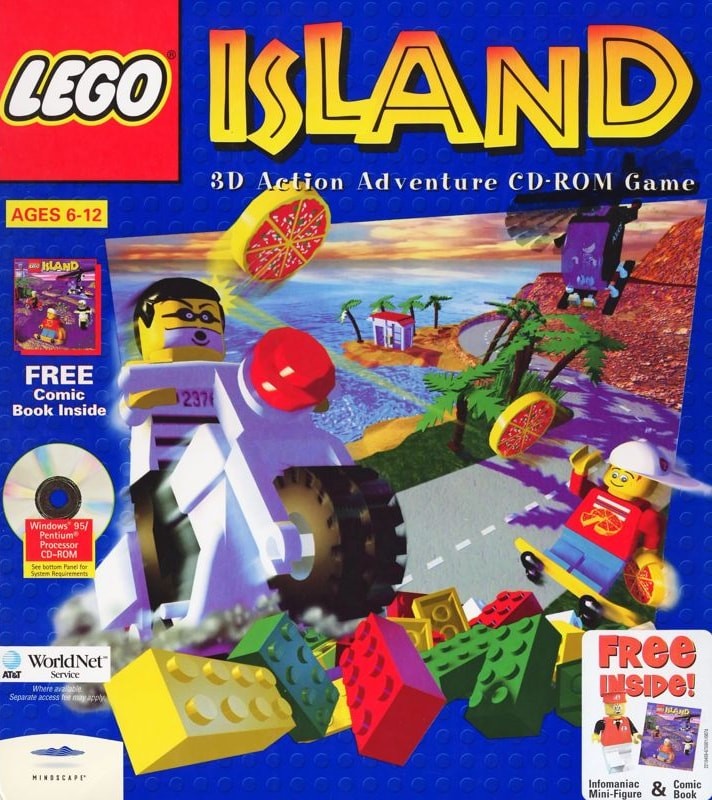 Capa do jogo LEGO Island