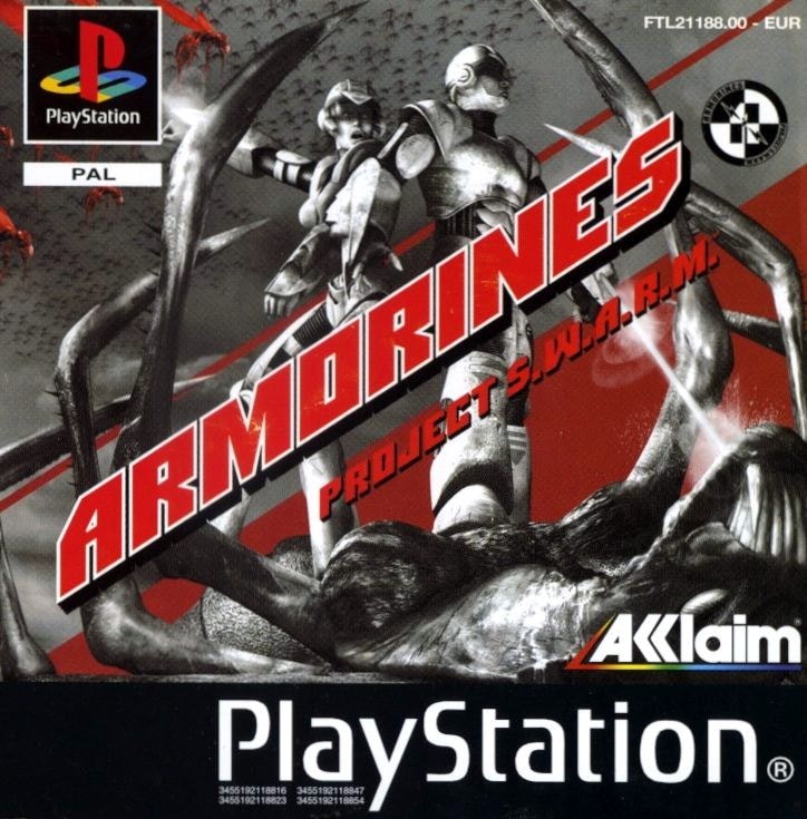 Capa do jogo Armorines: Project S.W.A.R.M.