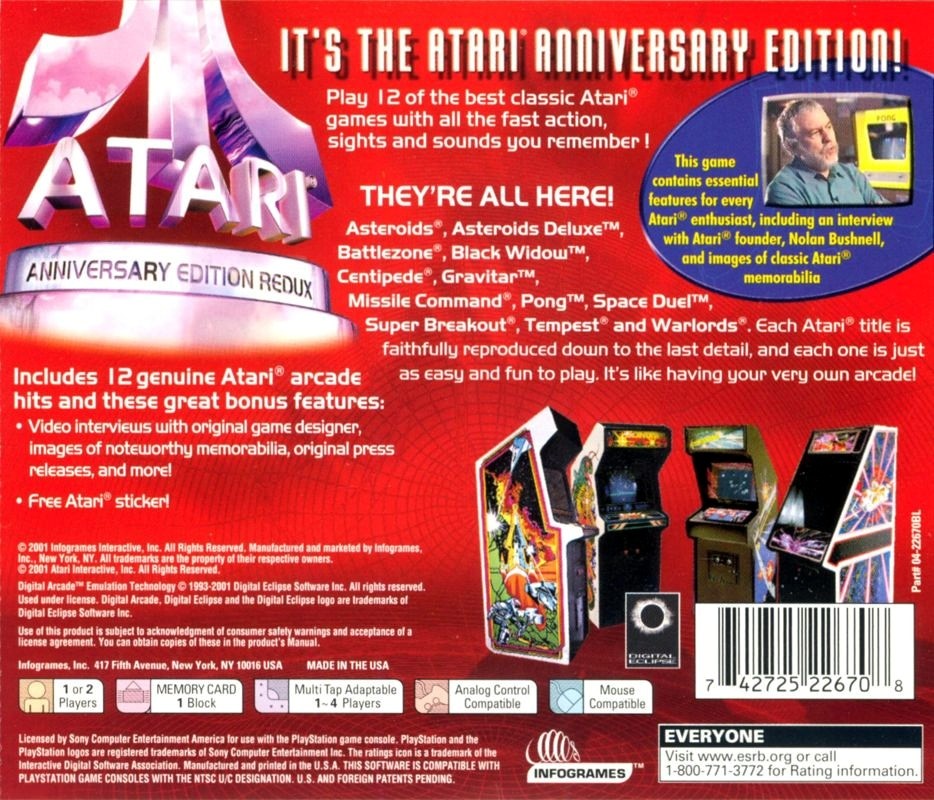 Capa do jogo Atari: Anniversary Edition Redux