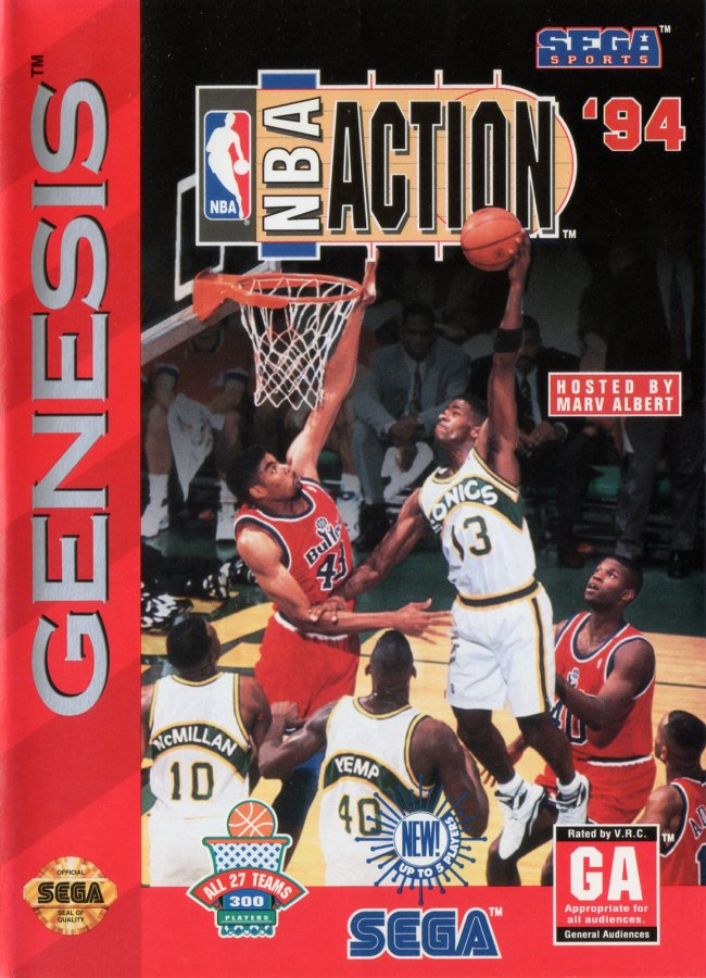 Capa do jogo NBA Action 94