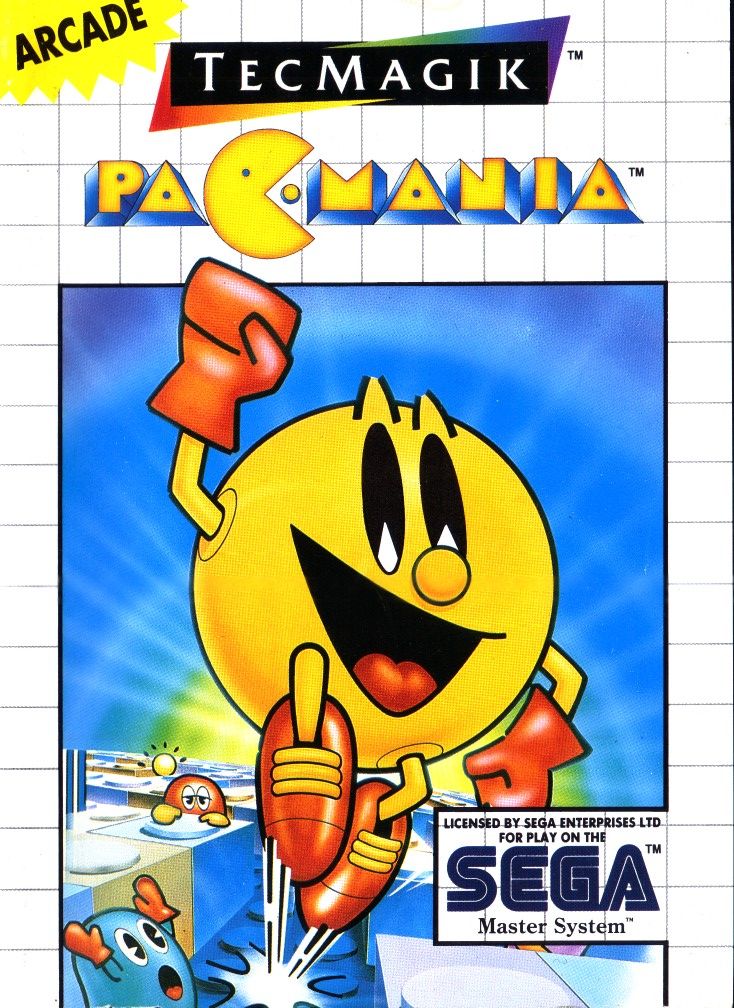 Capa do jogo Pac-Mania