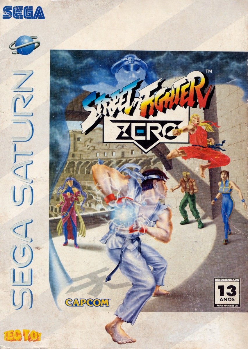 Capa do jogo Street Fighter Zero