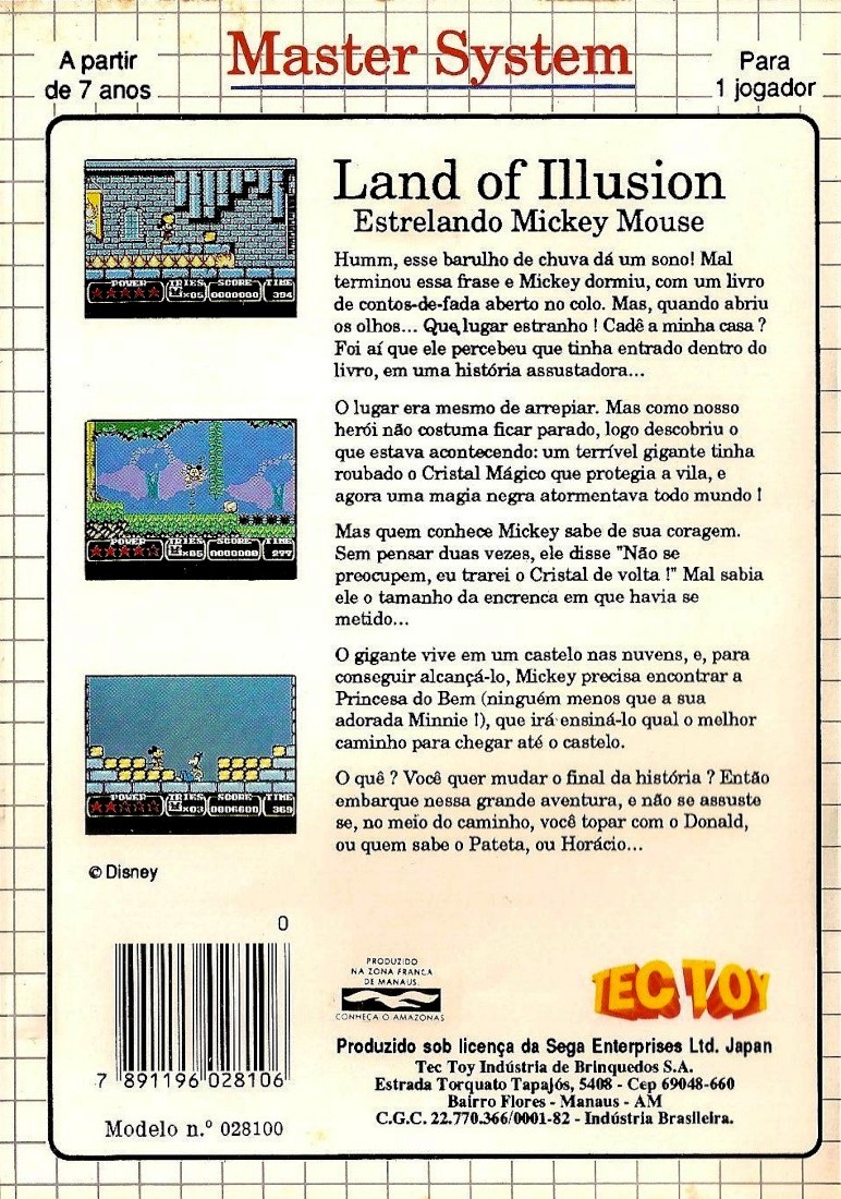 Capa do jogo Land of Illusion