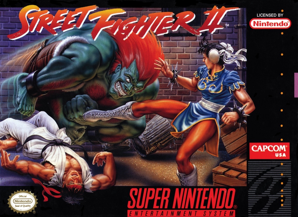 Capa do jogo Street Fighter II